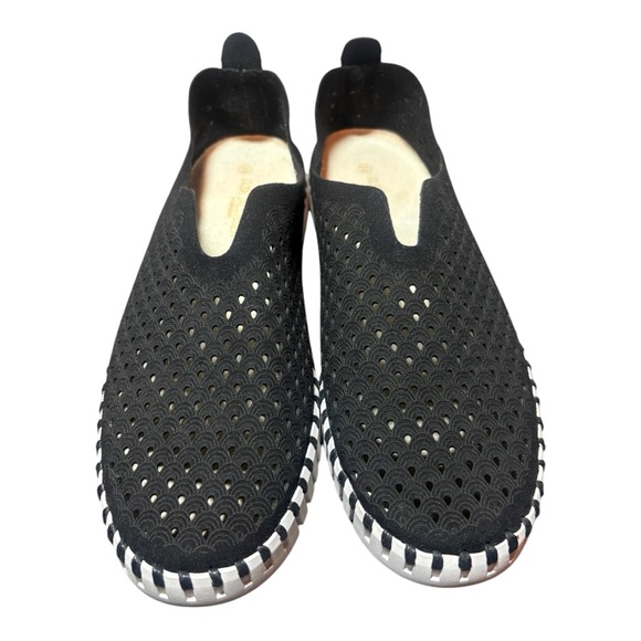Ilse Jacobsen Shoes - ILSE JACOBSEN Tulip 139 Laser Cut Perforated Slip-on Sneakers